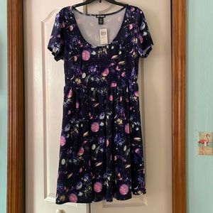 Velvet babydoll dress. NWT. Purchased from Hot Topic. 93% polyester 7% spandex